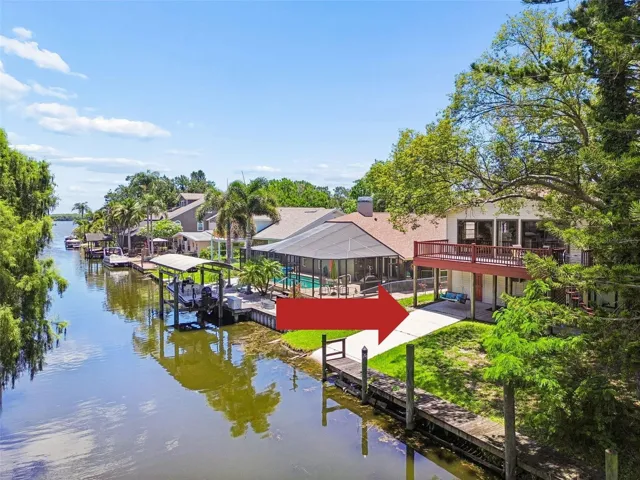 See the lake from your backyard.