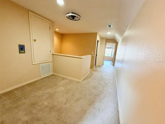 upstairs loft office area