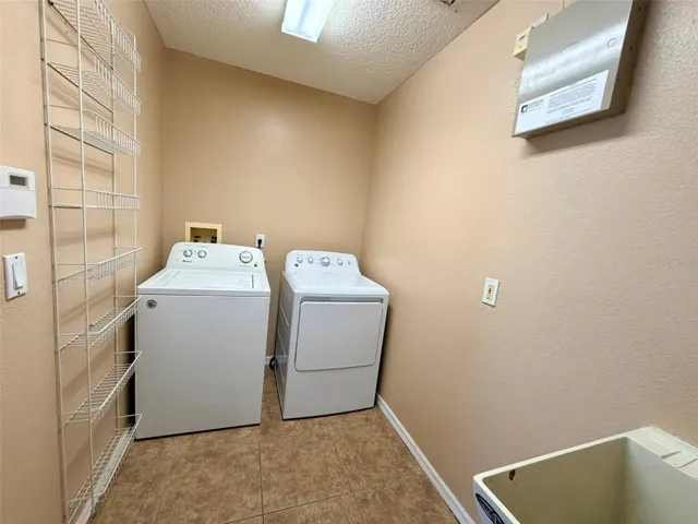 Laundry off foyer