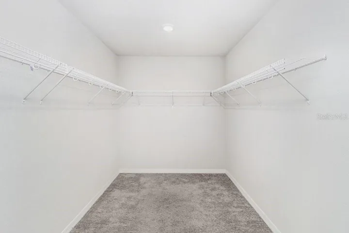 Primary walk in closet