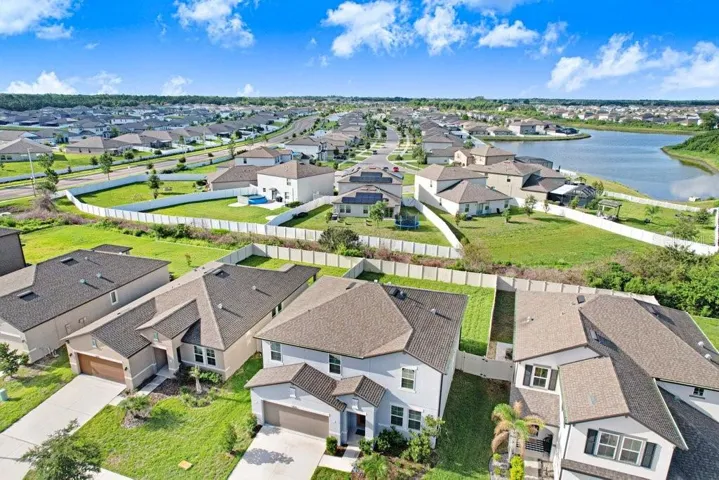 Ariel view of neighborhood