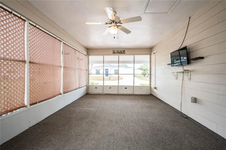 Former carport, now screen porch
