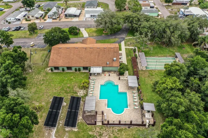 Community pool and clubhouse