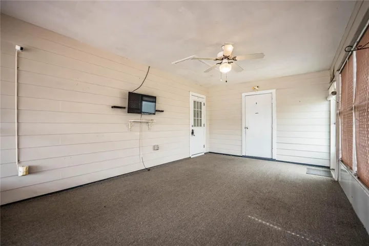 Former carport, now screen porch