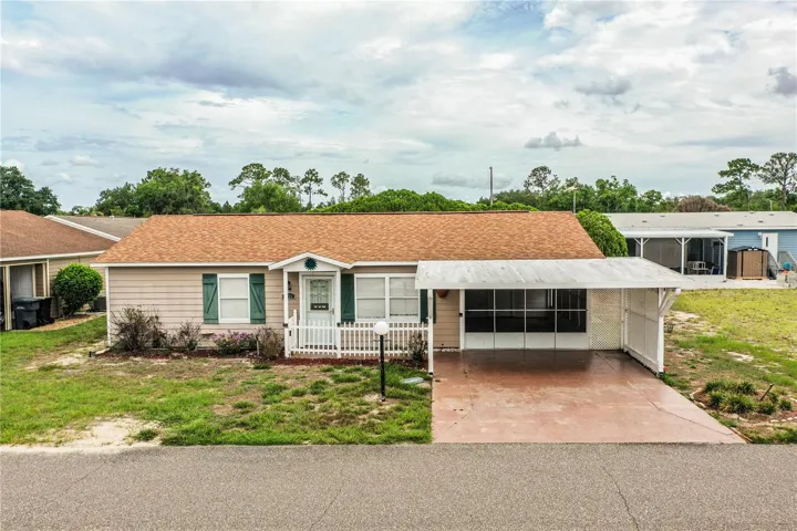 front of house/two car carport