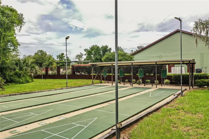 Shuffleboard courts