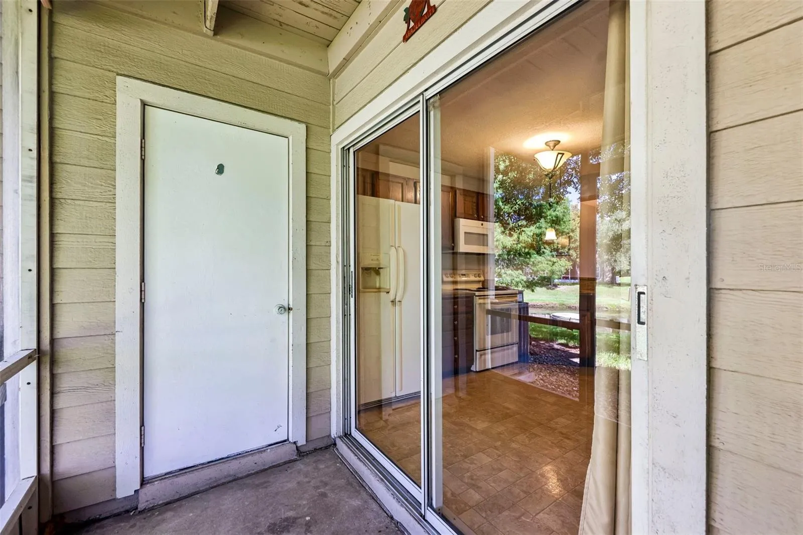Additional exterior storage.
