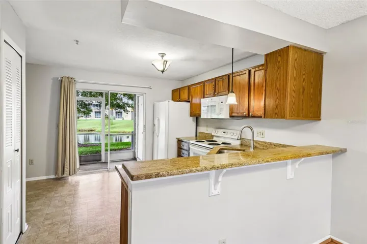 Light, bright open kitchen.