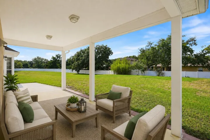 Virtually Staged Open Patio