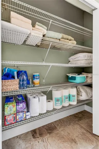 one of several good sized closets throughout the home