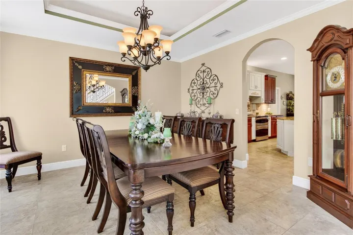 dining room off the kitchen!