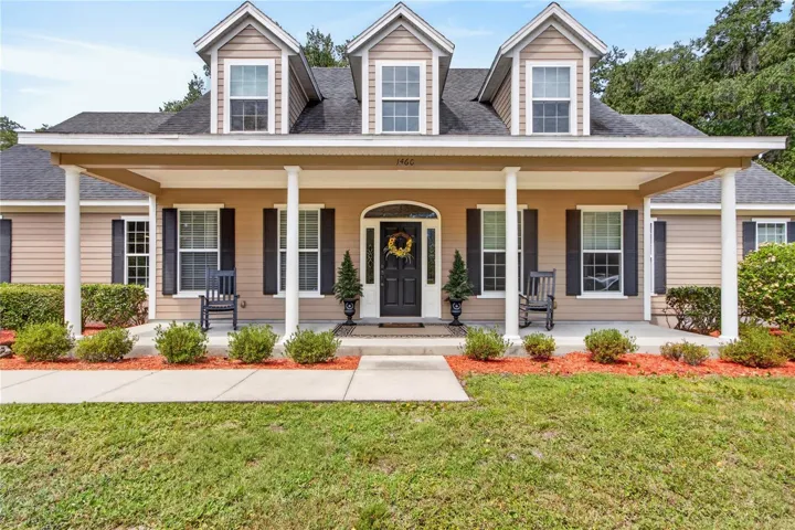 sit & enjoy coffee and watch the sun come up on the 35' wide covered front porch