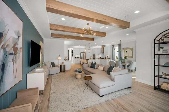 Great Room-Photo description represents the model home of same floor plan.