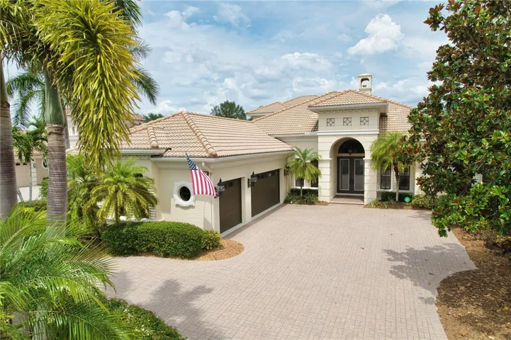 Exterior Front, notice the circular driveway
