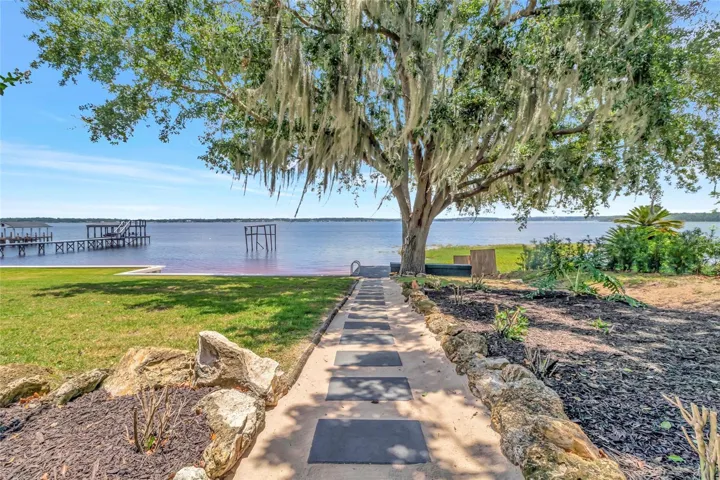 Walk way to lake and Beach