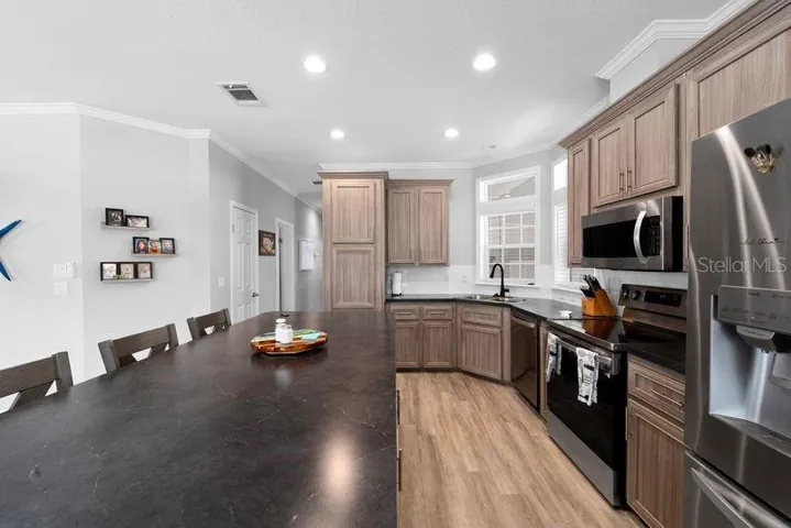 Kitchen and  Island