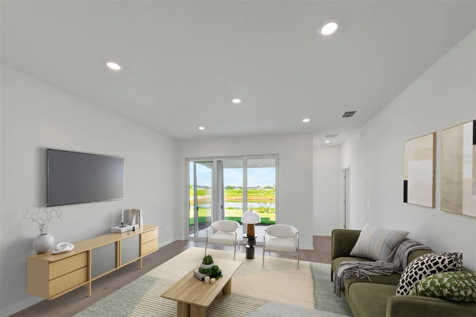 Family Room **Virtually Staged
