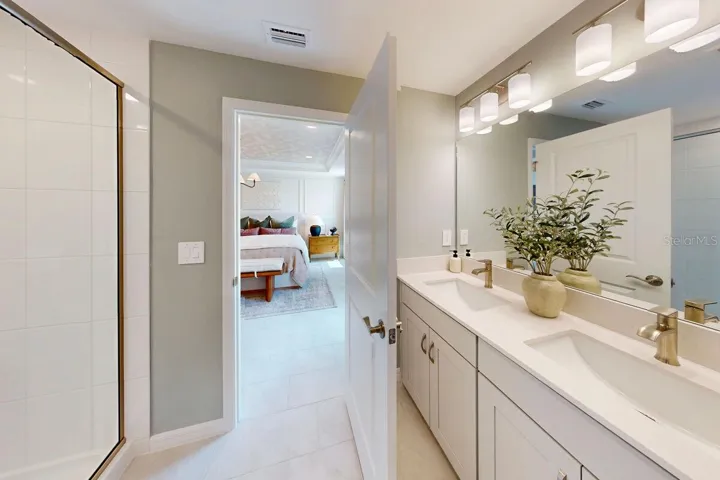 Owners Bath-Photo description represents the model home of same floor plan.