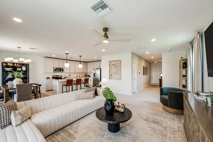 Great Room-Photo description represents the model home of same floor plan.