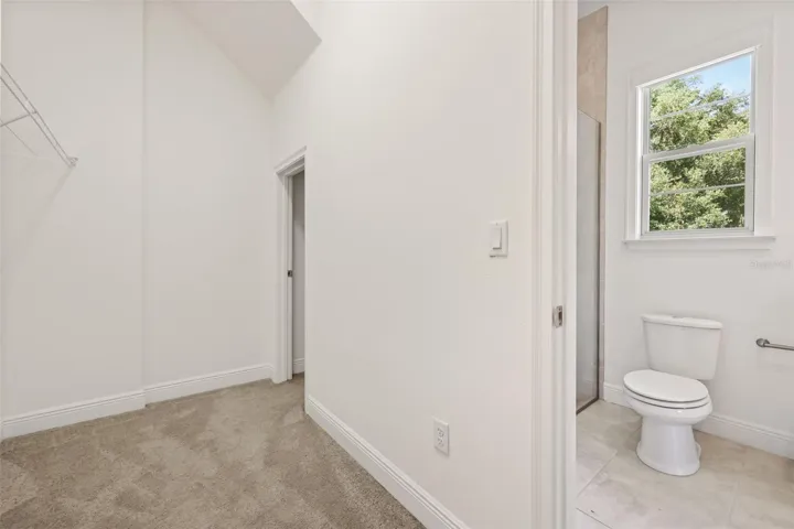 First floor guest suite closet