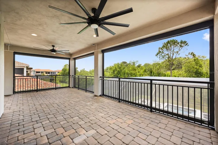 Upstairs balcony