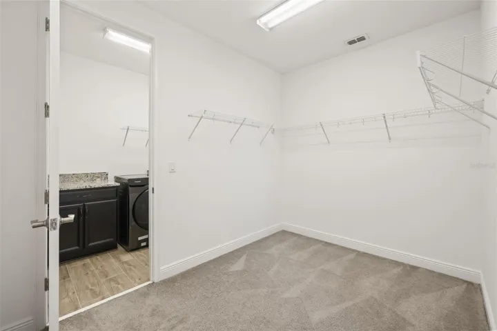 Upstairs laundry room