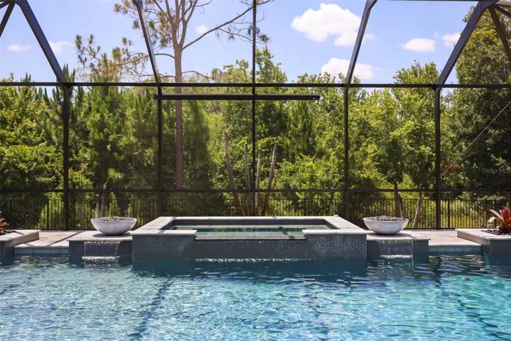 Resort-Style saltwater pool and spa