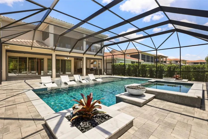 Resort-Style saltwater pool and spa
