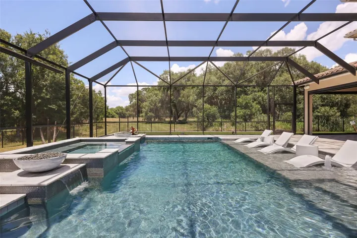 Resort-Style saltwater pool and spa