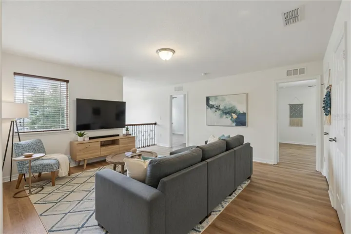 Lounge/Game Room virtually staged