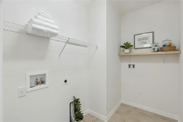 Laundry Room virtually staged