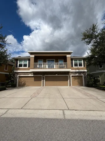 Front of townhome building