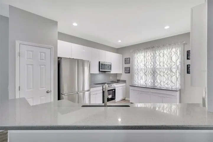 Bar Area and Kitchen