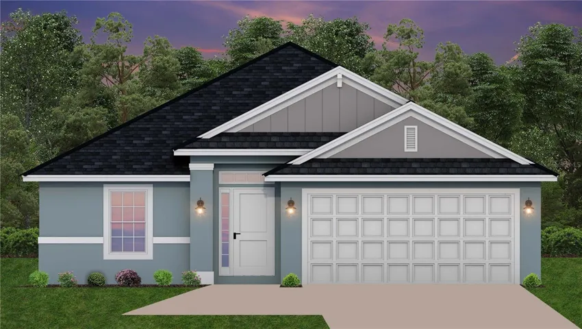 Rendering of home for illustrative purposes only.  Colors and features will vary!