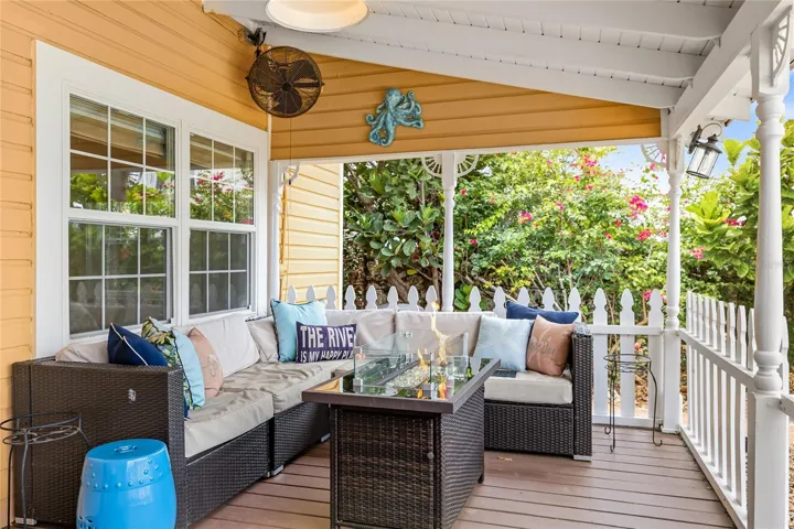 back porch 60 foot long covered