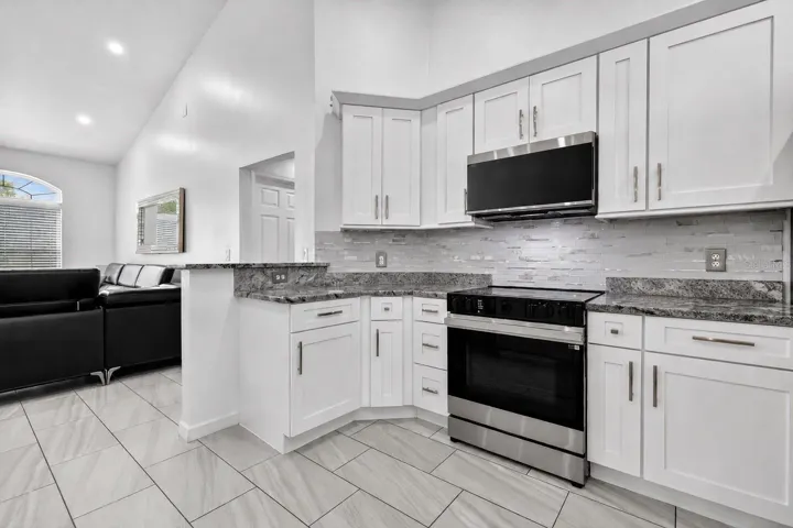 Modern Kitchen with Granite Counters