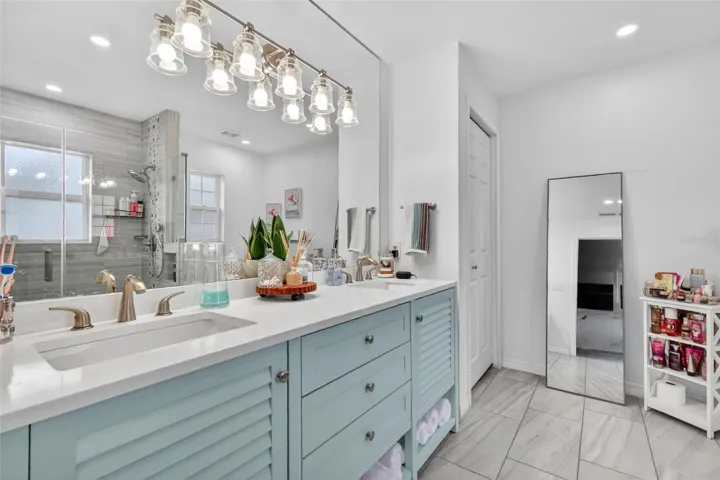 Primary Bathroom with Double Vanity