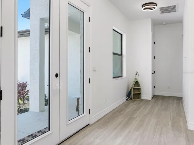 expansive foyer