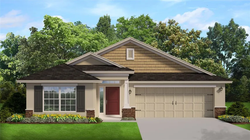 Rendering of home for illustrative purposes only.  Colors and features will vary!