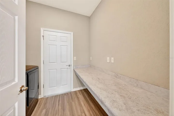 Built-in folding counter