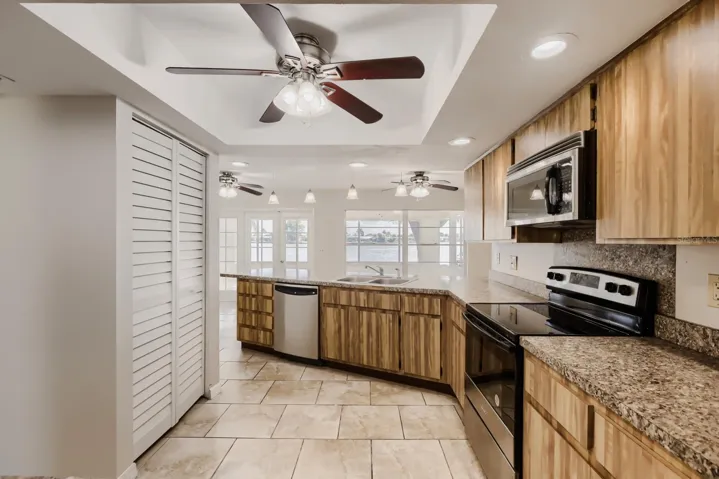 Kitchen view from entry