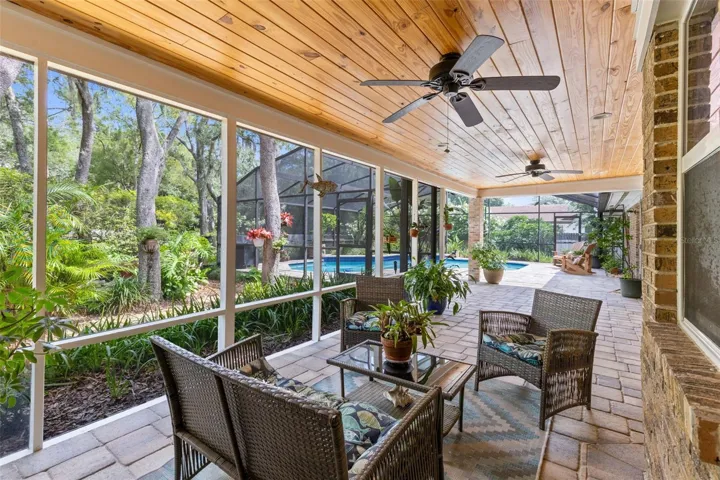Look at that wood ceiling!