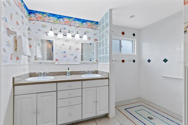 Tons of space for roll in shower