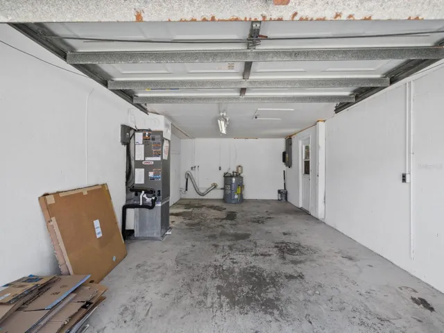 Garage with Laundry Area