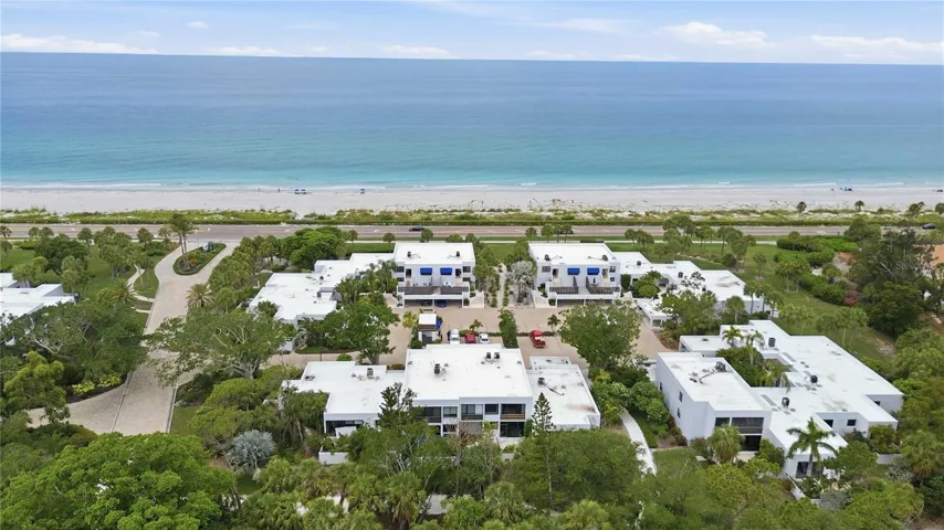 View over the unit looking west onto the Gulf of Mexico
