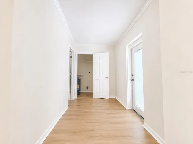 laundry closet with washer and dryer hookup
