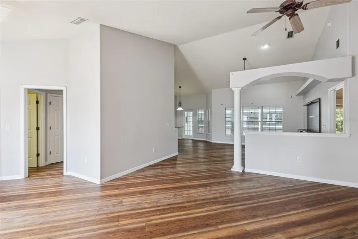 Entry sightline to the main living areas