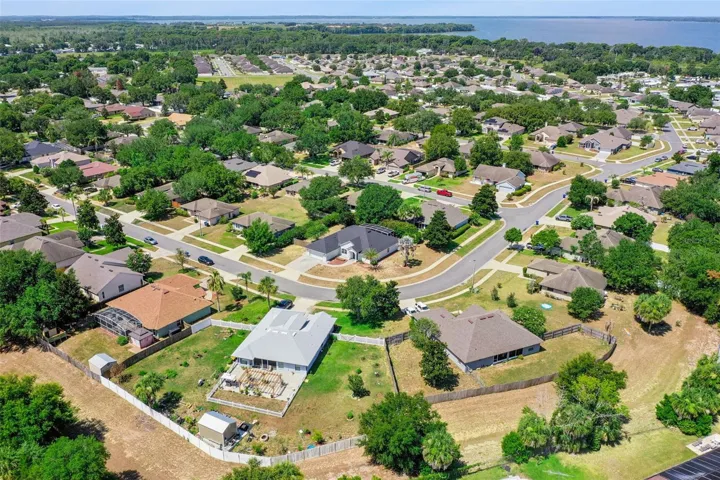 Aerial view of property.
