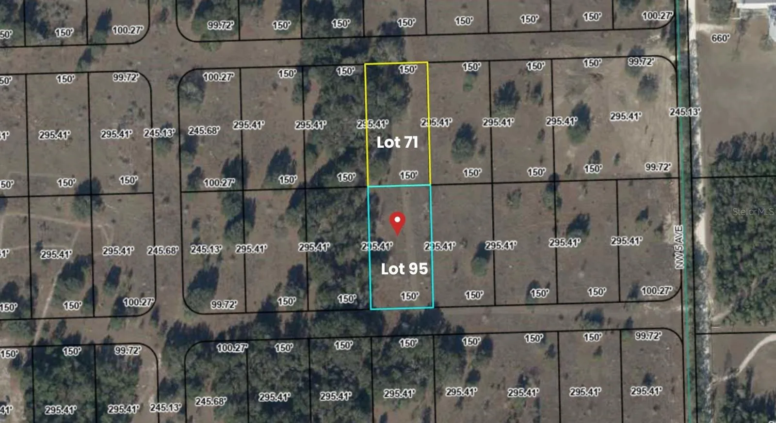 Adjoining parcel lot 71 is also available for purchase