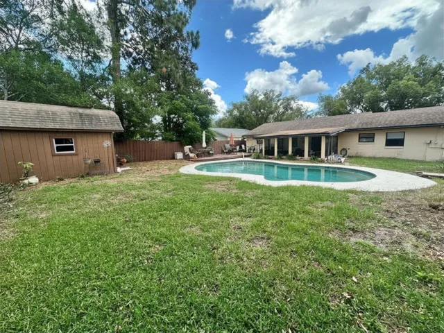 Pool and Backyard